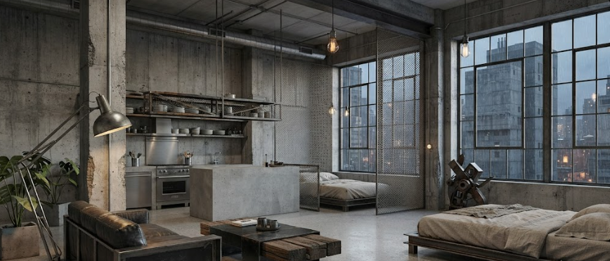 Industrial apartment